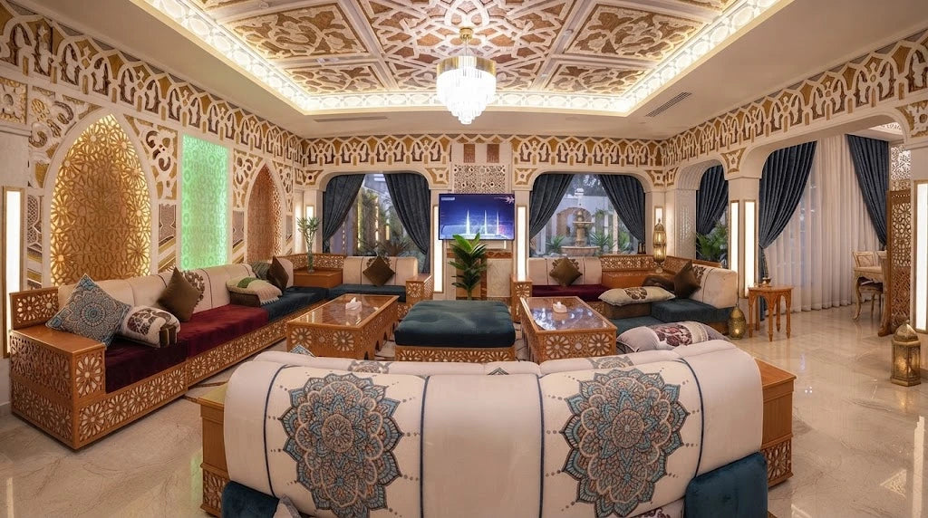 Salon marocain artisanal Maison Jaouhara