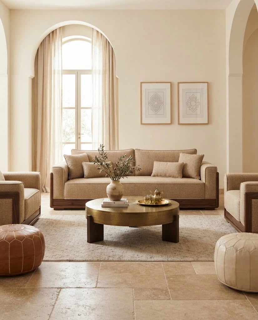 Salon Beige Élégance