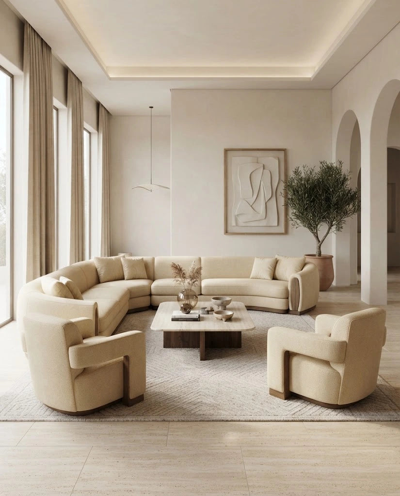 Salon Velours Olive